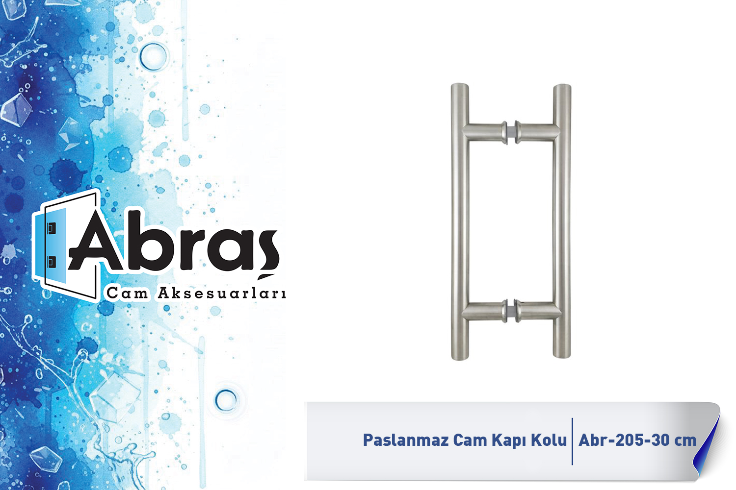Paslanmaz H Tipi Çekme Kol Abr-205-30 cm