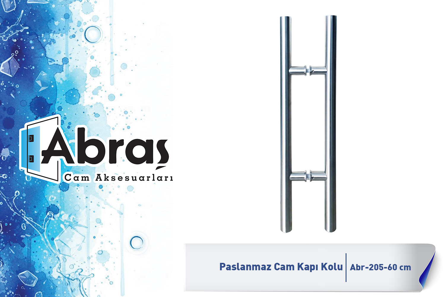 Paslanmaz H Tipi Çekme Kol Abr-205-60 cm