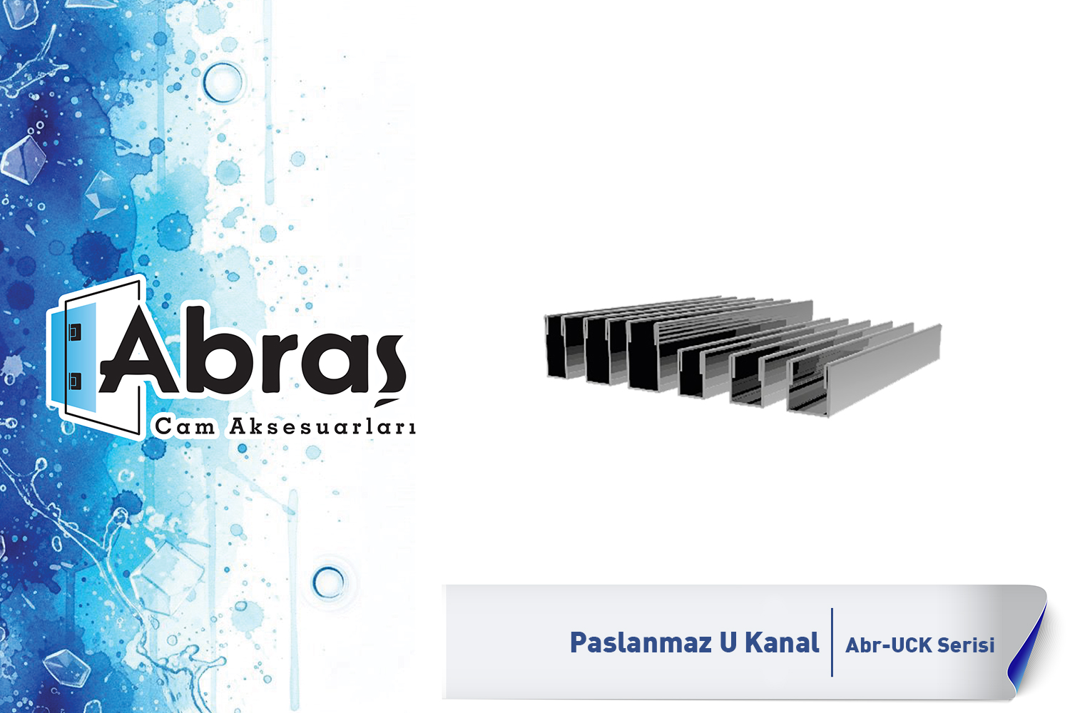 İçe Katlanır Paslanmaz U Kanal Abr-UCK Serisi
