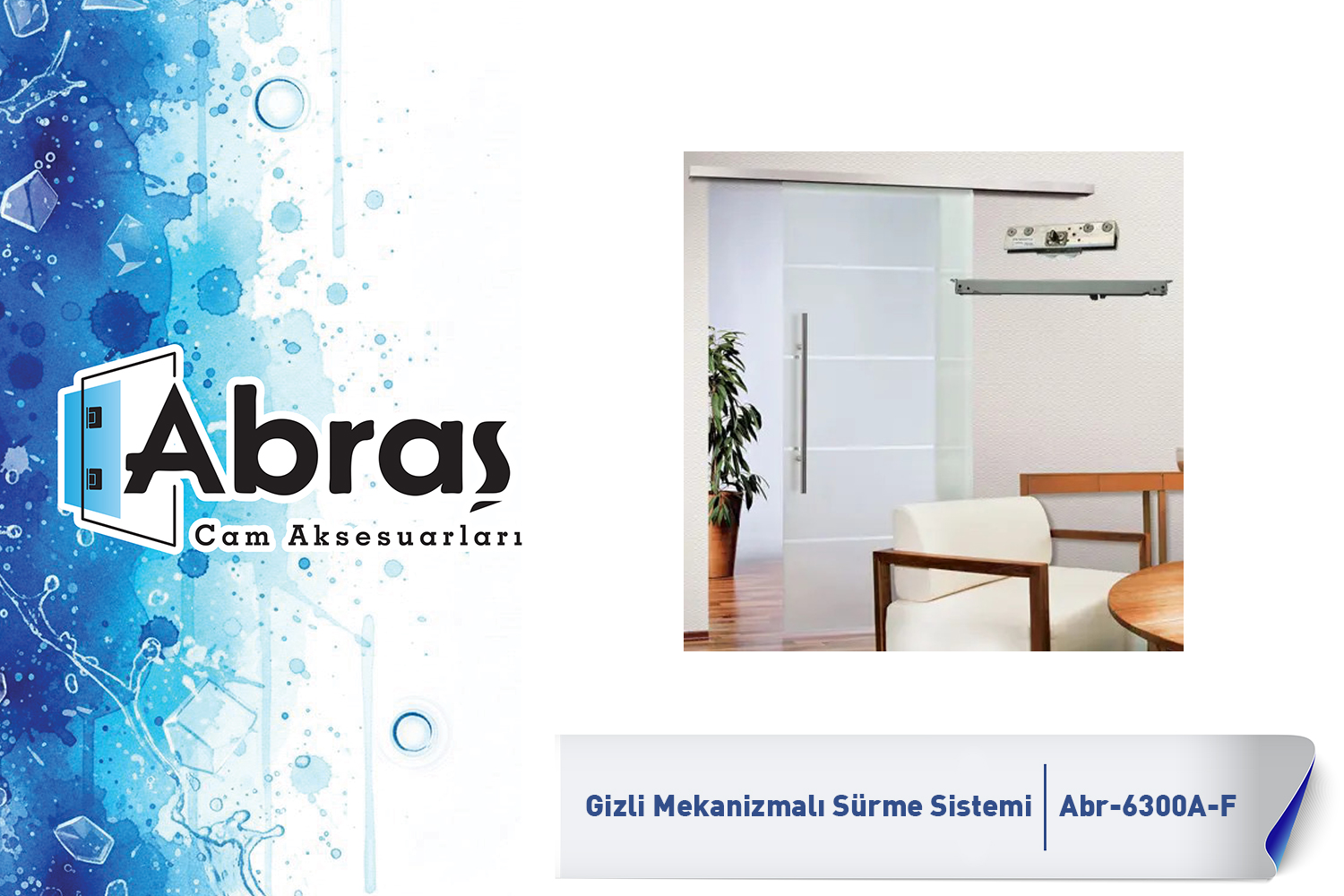 Gizli Sürme Mekanizması Frenli Abr-6300A-F