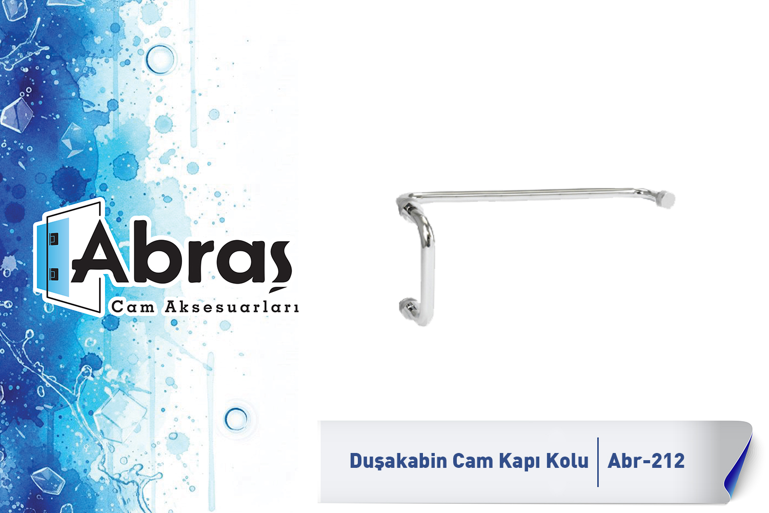 Duşakabin Cam Kapı Kolu Abr-212