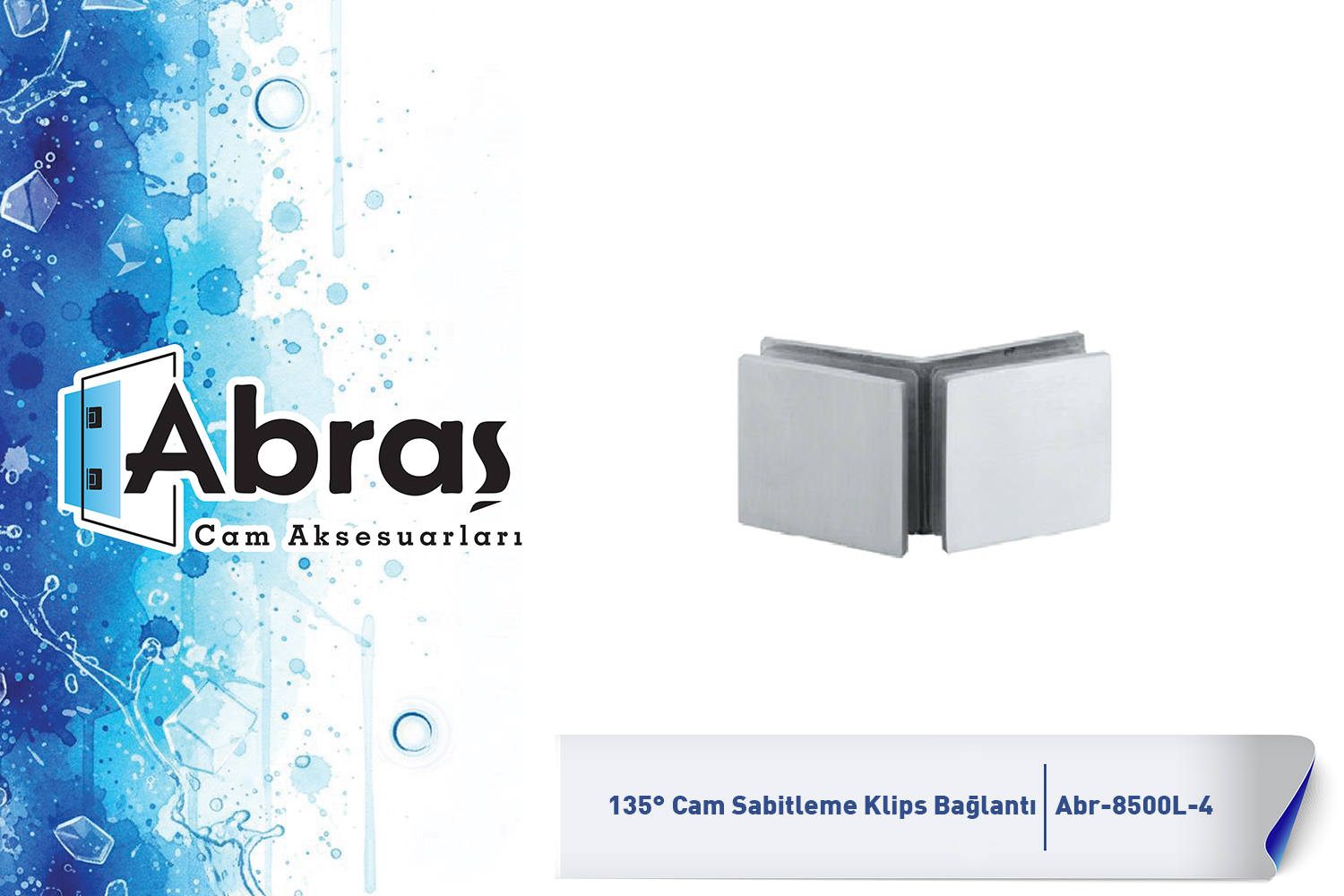 Cam Sabitleme Klips Bağlantı Abr-8500L-4