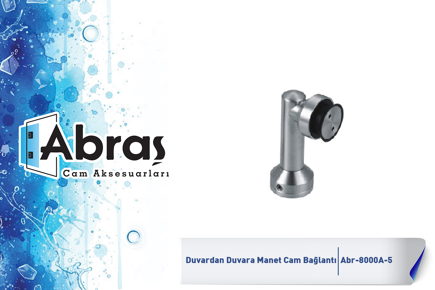 Cam Duvar Manet Bağlantı Abr-8000A-5